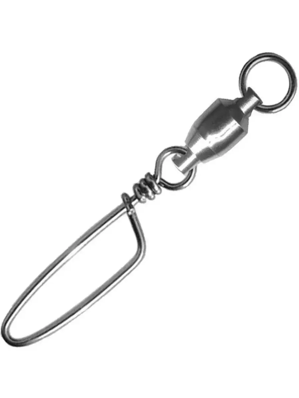 Карабин с вертлюгом для рыбалки SY-3807 №0 (2 упк. по 8 шт.)