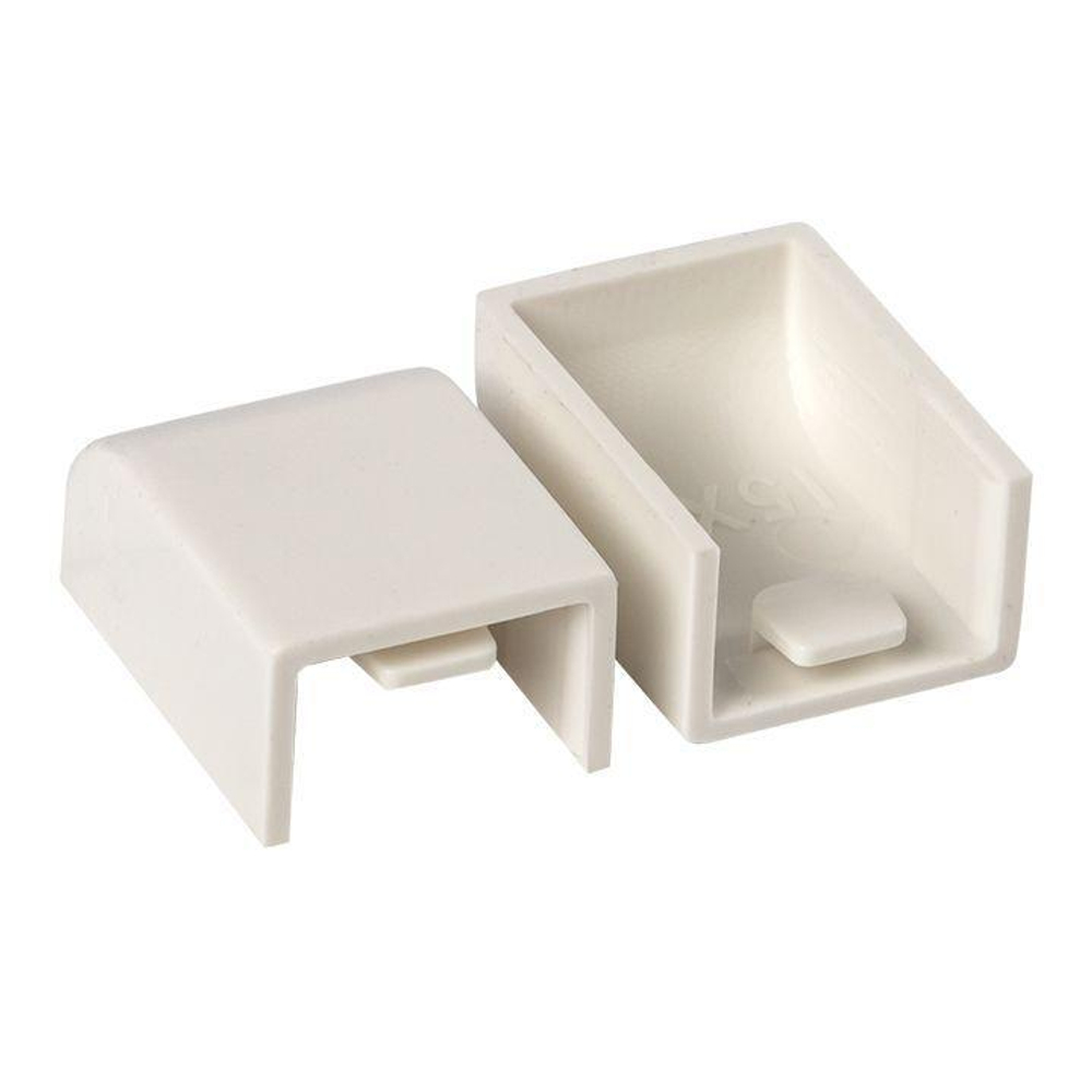 Заглушка 15х10 бел. Plast PROxima (уп.4шт) EKF ecw-15-10x4