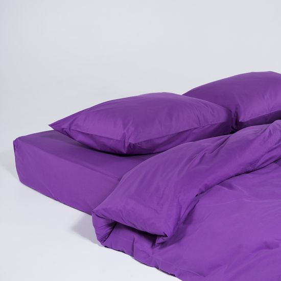 КПБ  Violet, ЕВРО , 70х70, простыня 140х200х30  DOMTEKC
