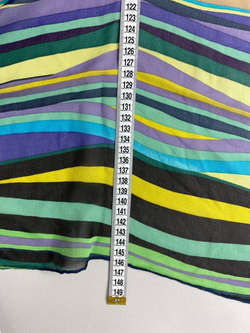 Шарф в разноцветную полоску