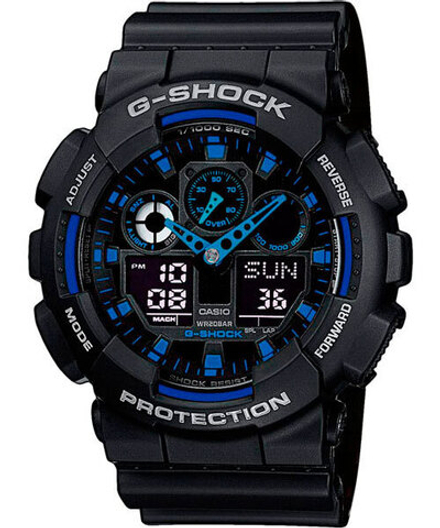 Мужские наручные часы Casio G-Shock GA-100-1A2