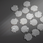 Ракушка из белого перламутра речных ракушек, 16,5мм