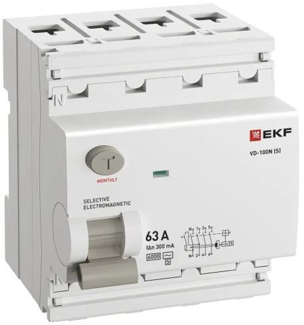 УЗО  EKF E1046MS63300