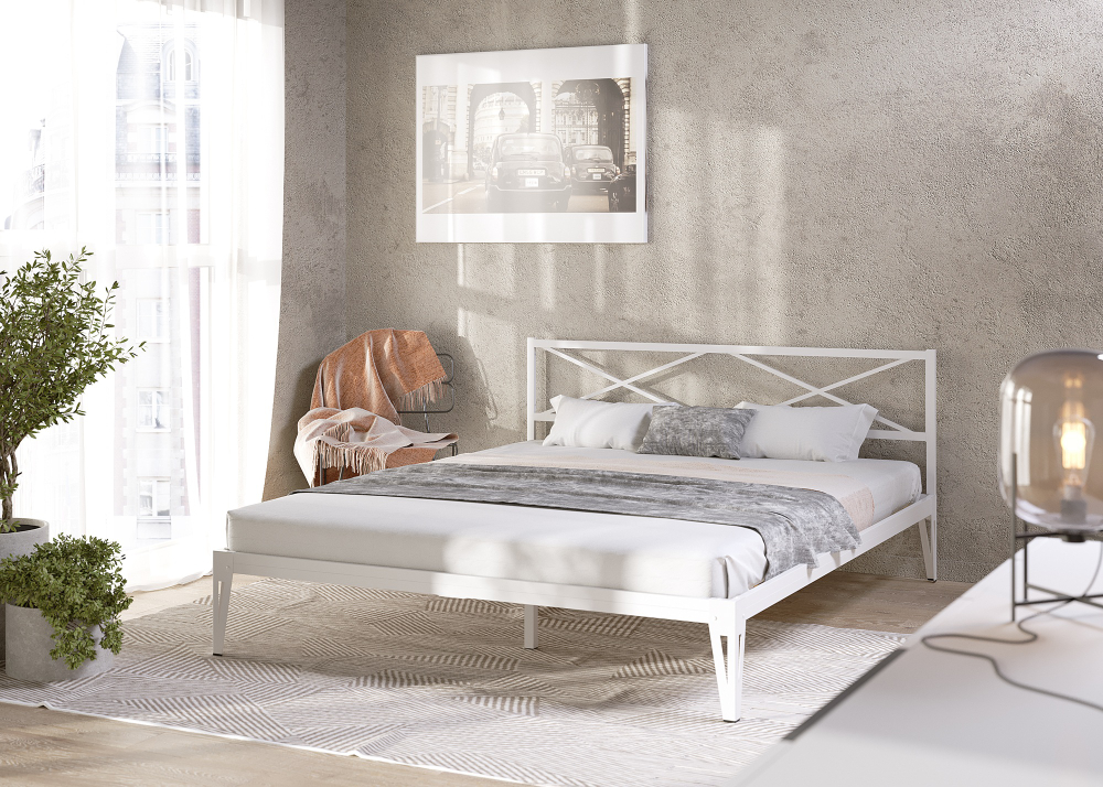 Кровать Форвард КМД 37 ТЕЯ 140 белый