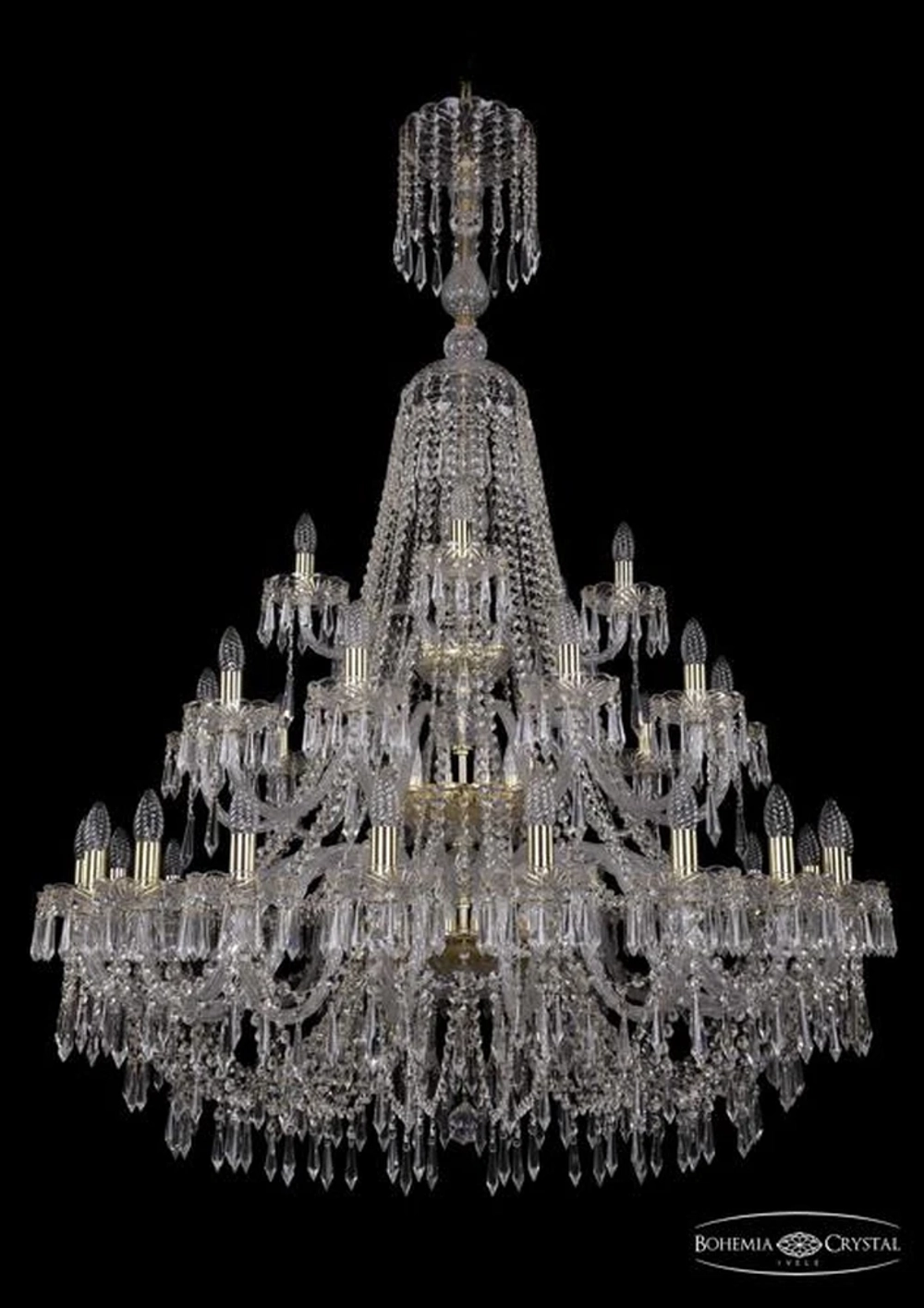 Подвесная люстра Bohemia Ivele 1403/20+10+5/400/XL-160/3d/G