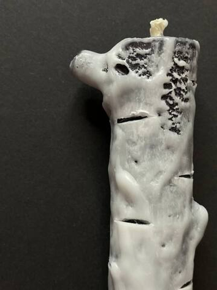 Свеча веточка березы средняя