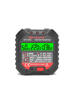 Тестер розеток и УЗО КТ 107D PROLINE КВТ 86321