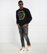 Худи Embroidered LS Philipp Plein - черный(MJO1135 PJO002N)