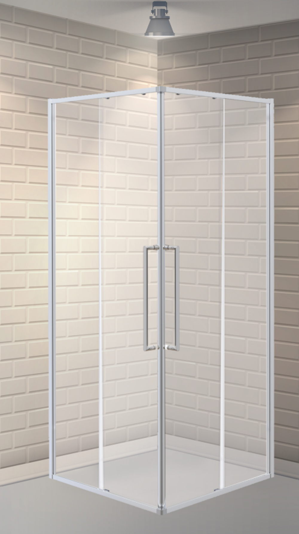 Ограждение душевое ESBANO ESS-90KV-C 90x90x195