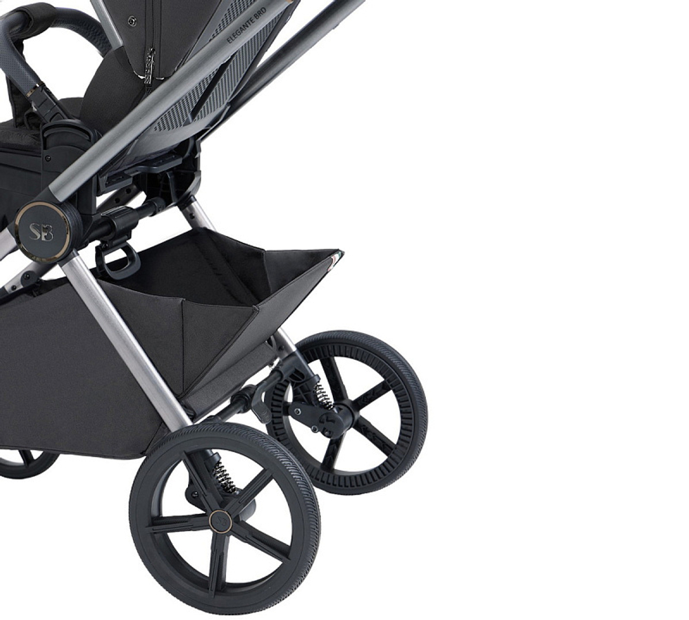 Детская коляска Sweet Baby Elegante 3 в 1 BRD Black