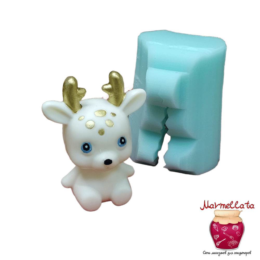 Силиконовая форма 3D &quot;Олененок&quot;