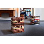 Табурет картонный chocolate, 32,5х32,5х44 см