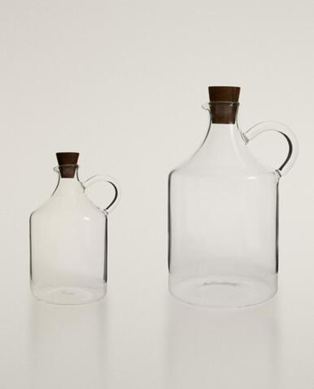 Zara Home ёмкость для масла из боросиликатного стекла, цвет прозрачный, 10.8 см