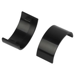 Соединитель ЭРА C-KK-20-12-GR на стык для полукруглого кабель-канала графит 20х12мм 2шт/комплект | Кабель-канал полукруглый