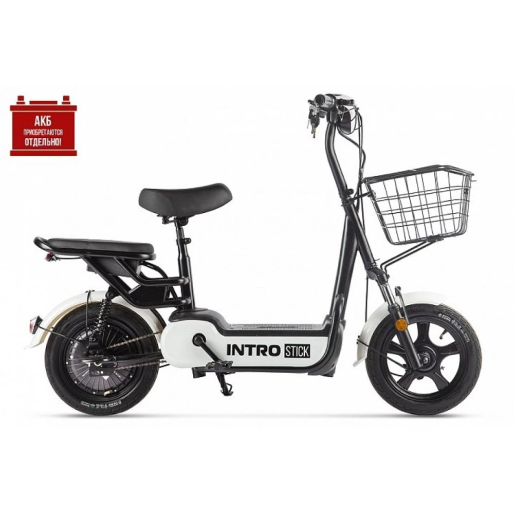Электроскутер INTRO STICK черно-белый