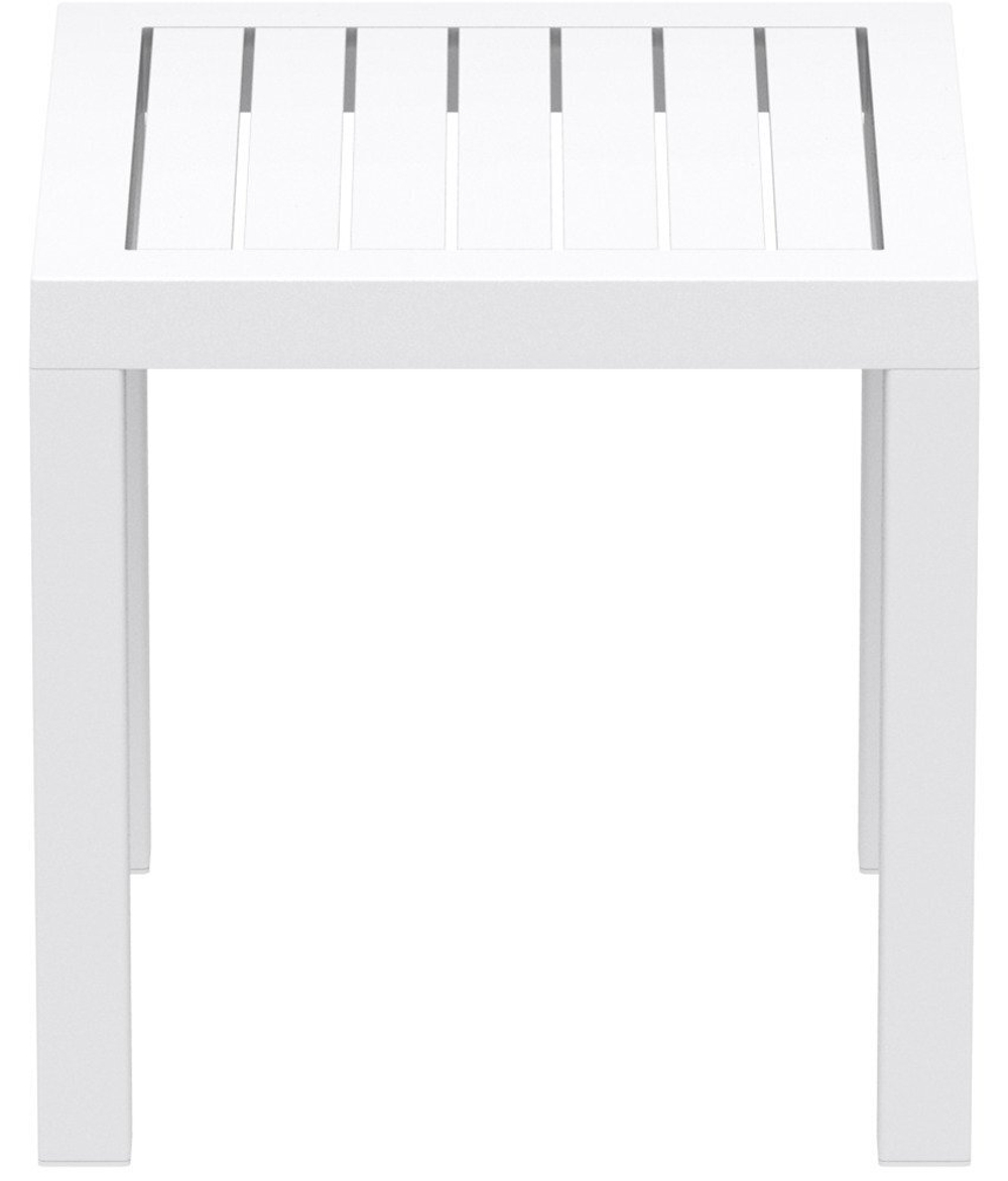 Столик пластиковый журнальный Siesta Contract Ocean Side Table, белый