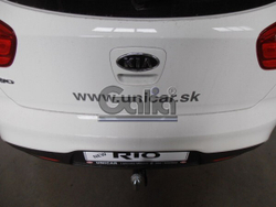 Фаркоп оцинкованный Galia K037C для Kia Rio III хетчбек/седан 2011-2017(паспорт и сертификат в комплекте)(без электрики)