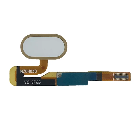 Кнопка Home для Meizu Pro 6 белая (рамка Gold)