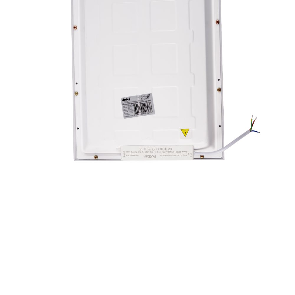 ULP-30120 36W-4000K-LL IP40 PREMIUM+ OPAL WHITE Светильник светодиодный потолочный встраиваемый. Белый свет 4000K. 3900Лм. Корпус белый. В комплекте с и-п. ТМ Uniel