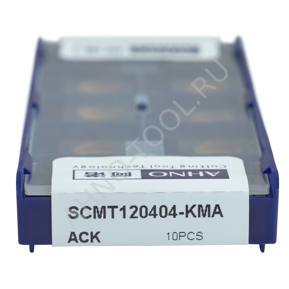 Пластина твердосплавная ISO SCMT120404-KMA ACK10E AHNO по чугуну, чистовая
