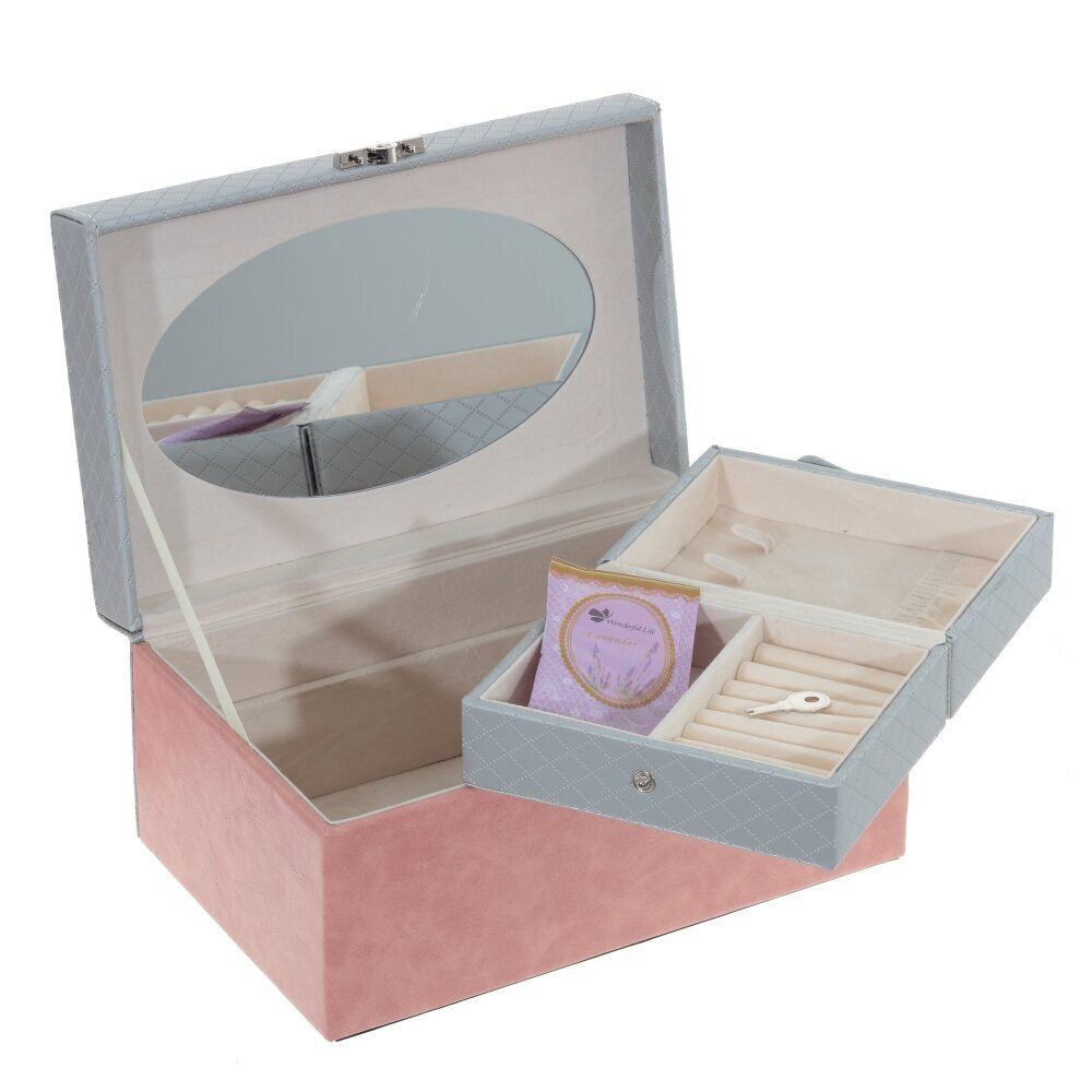 GAEM Шкатулка для украшений с дорожным футляром, L24 W15 H11,5 см