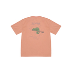Футболка Nothomme Mountain Wild 5A AntiBacterial T-Shirt «Peach Tangerine"