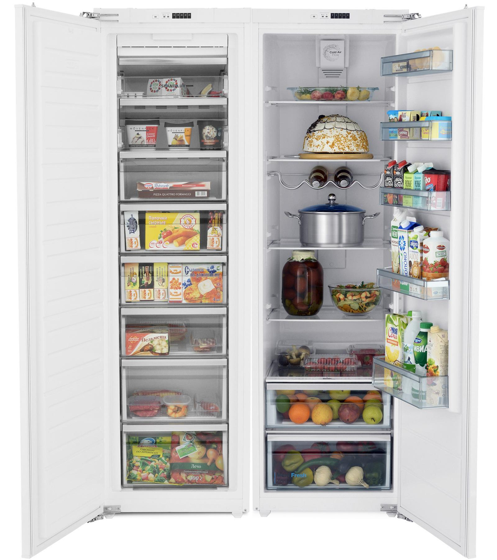 Встраиваемый холодильник SCANDILUX SBSBI524EZ