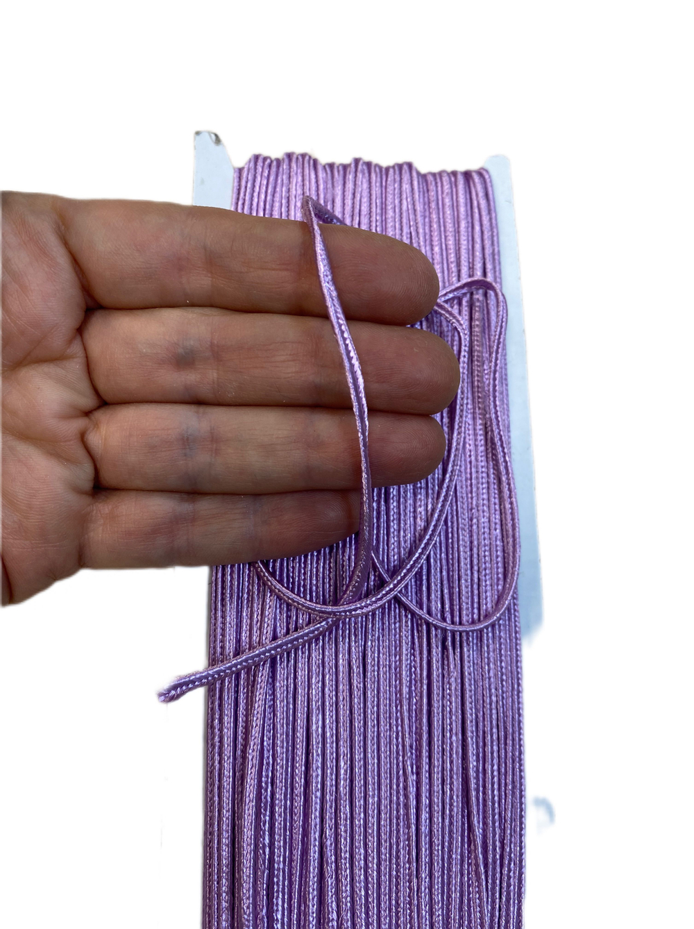 Сутаж атласный 1 уп - 32м цвет сиреневый