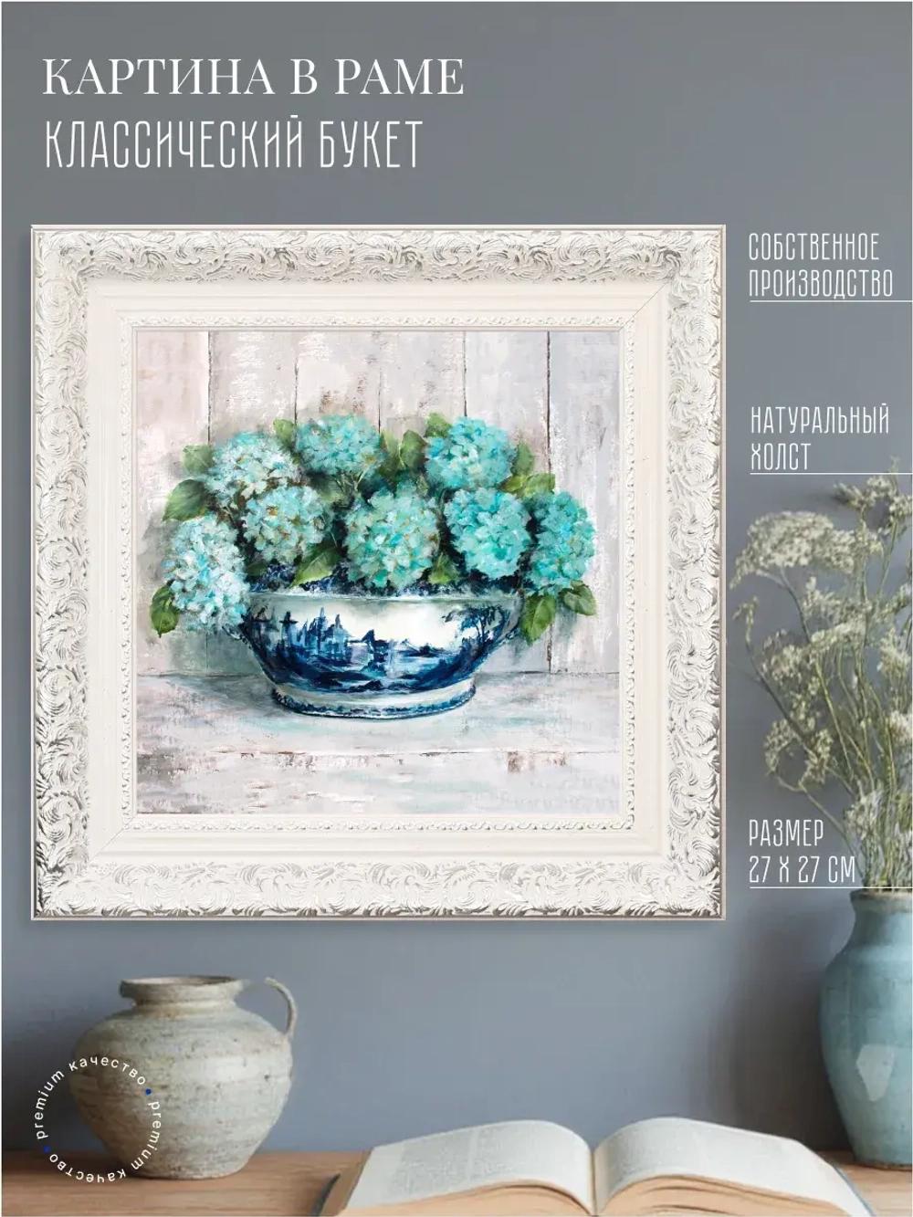 Картина на стену интерьерная на холсте 27*27 см