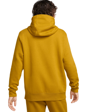 Мужская теннисная кофта Nike Swoosh M Club Hoodie FZ BB - Коричневый
