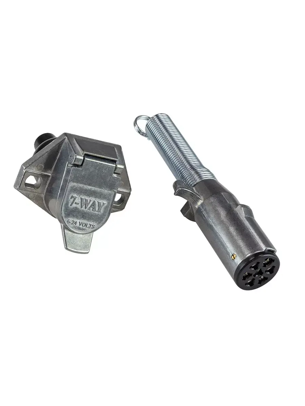 Розетка + вилка для прицепа 7 контактов