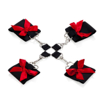 Фиксаторы с красными бантиками Hog-Tie (Цвет: черный)