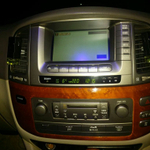 Магнитола для Toyota Land Cruiser 100, Lexus LX470 2002-2007 (климат на цветном экране) - Carmedia KP-T1305, монитор 13.3" на Android 10, 6ГБ+128ГБ, CarPlay, 4G SIM-слот