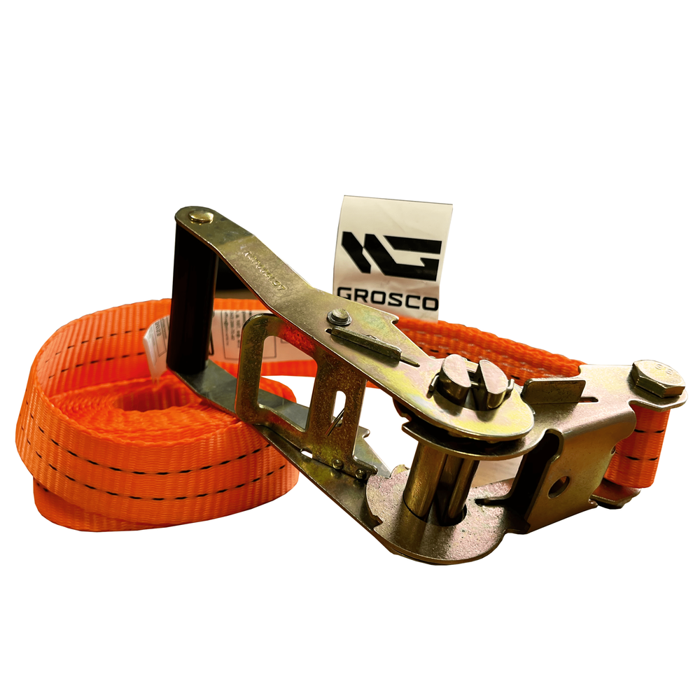 Стяжной кольцевой ремень с храповым механизмом