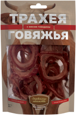 Деревенские Лакомства для собак трахея говяжья с мясом говядины 50 гр.