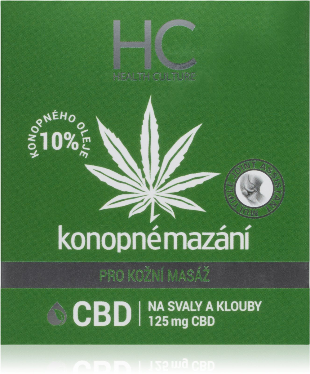 Health Culture CBD Hemp Lubrication massage - массажный крем с конопляным маслом /   125  ml  / GTIN 8592620001342