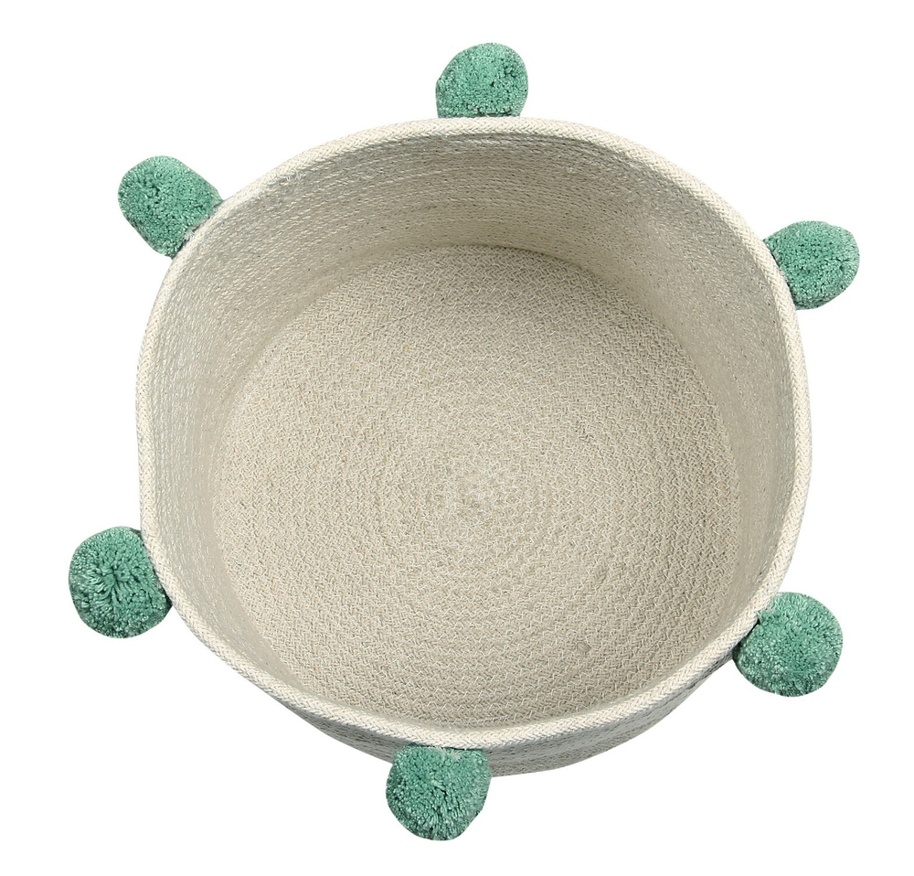 Корзина Lorena Canals Bubbly Natural Green (30 x Ø30 см)