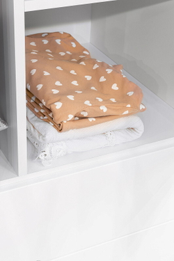 Шкаф Antemi Fiora белый/белый