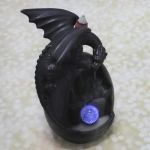 Подставка под стелющиеся благовония «Сказочный дракон» 10*9*19см с подсветкой