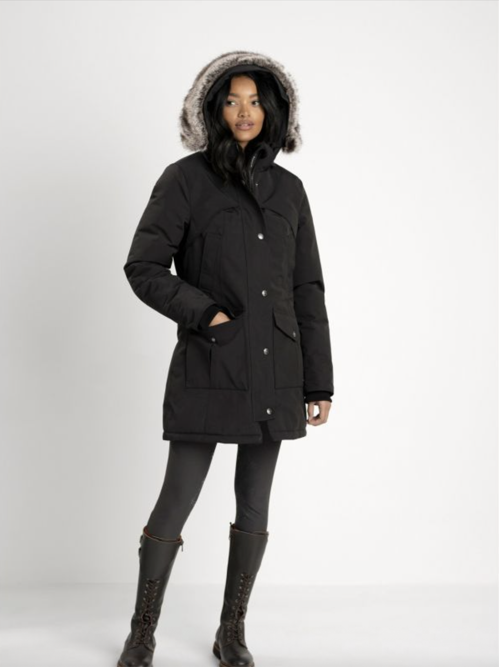 Парка зимняя LeMieux Storm Coat - Black