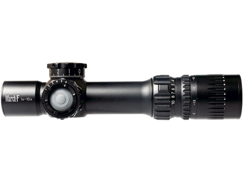 Прицел March-F 1-10x24 Shorty DR-TR1FB FFP+SFP 30мм, с кронштейном (D10SV24FDIML_P DR-TR1FB)
