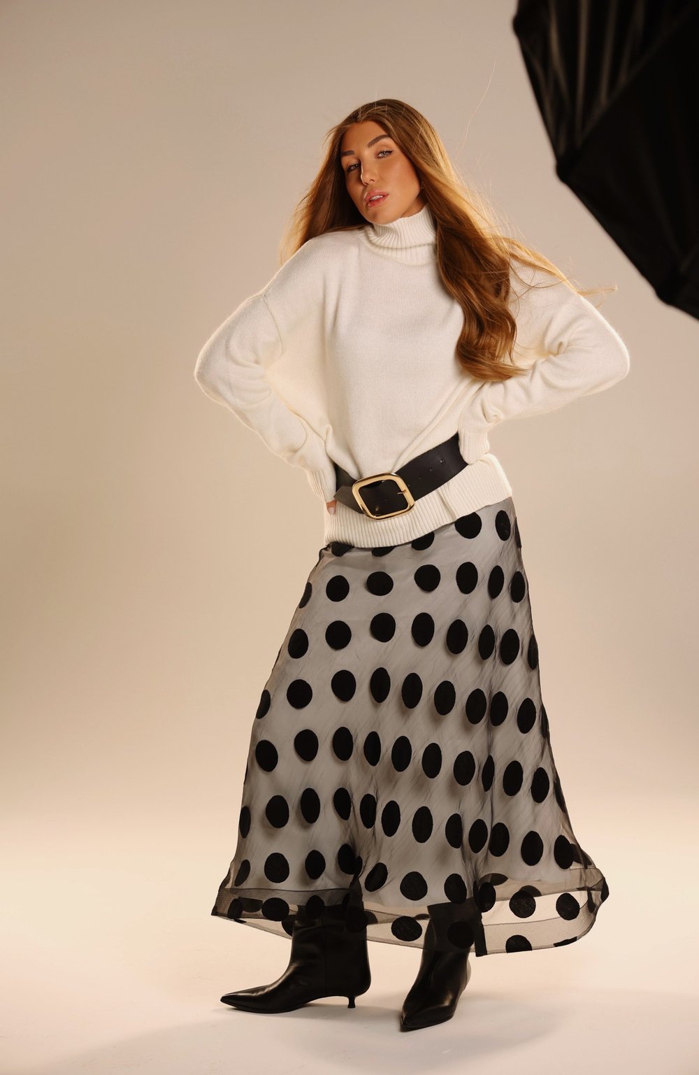 Юбка в горох