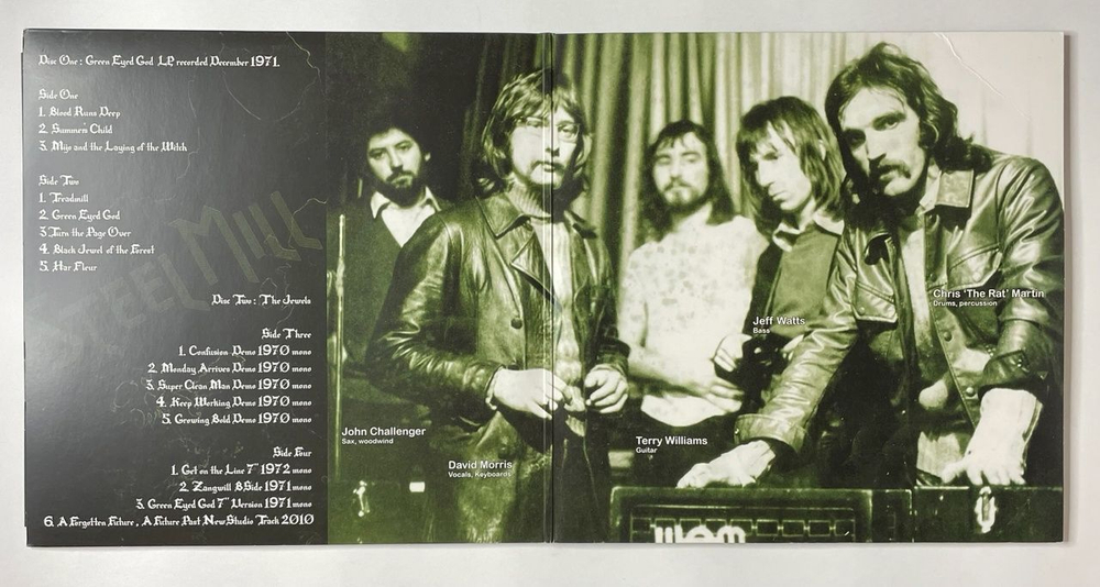 Винтажная виниловая пластинка LP Steel Mill Jewels Of The Forest (Green Eyed God Plus) (UK 2011) (Green Vinyl)
