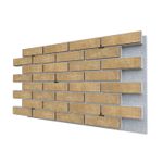 Негорючая термопанель ППС PRO Cerrad Loft Brick Salt 0,612 м², 1020x600 мм