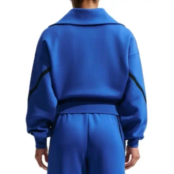 Женская Кофта теннисная Nike Advantage Dri-FIT Full-Zip Tennis - old royal/white