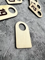 Номерки гардероб дерево