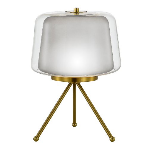 Светильник светодиодный, латунь, серый / прозрачный, PANDORA, LED, 16