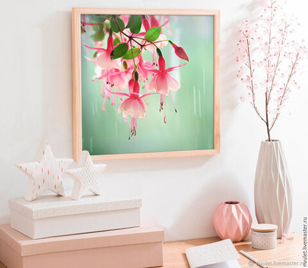 Интерьерная картина в технике цифровой печати. АРТ 012 АРТ ЦВЕТЫ