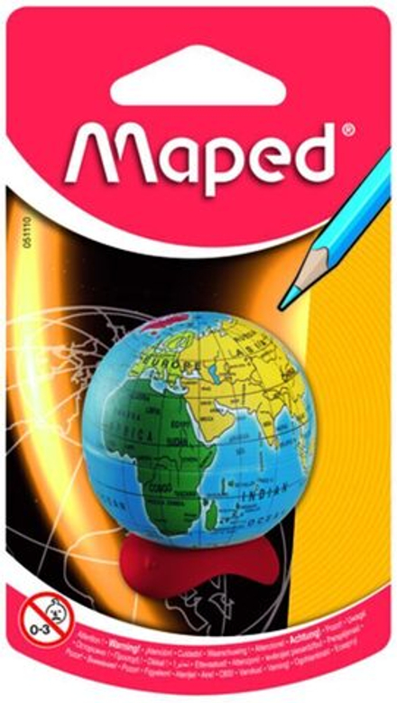 Точилка пласт. с контейнером  1 отв. GLOBE