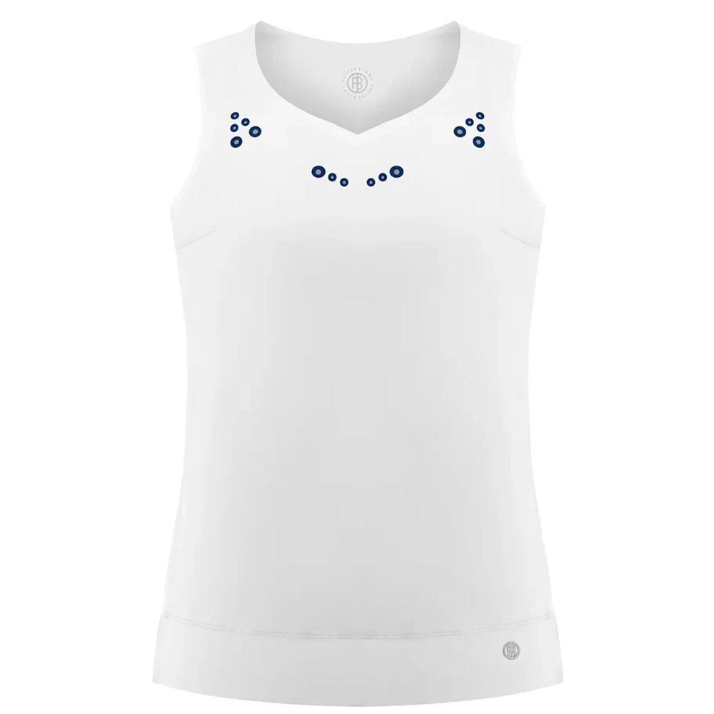 ОДЕЖДА ДЛЯ ТЕННИСА Женская, Майка POIVRE BLANC SLEEVELESS .